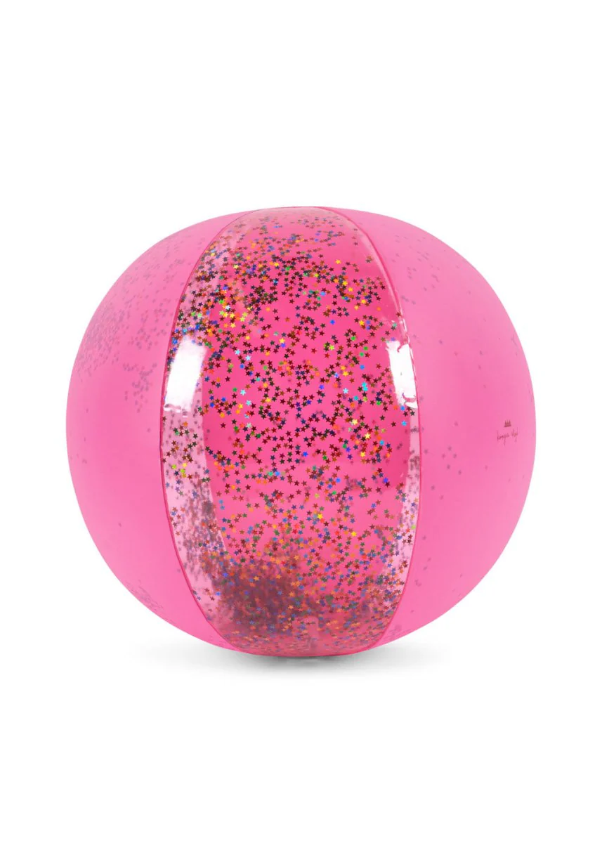Konges Sløjd Strandbal Transparent Pink