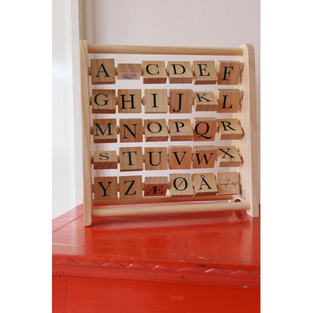 Konges Sløjd Telraam Abc Wooden Block Frame Multi - Image 2
