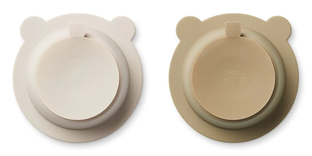 Liewood Babybord Peony Sandy/Oat 2St - Image 3