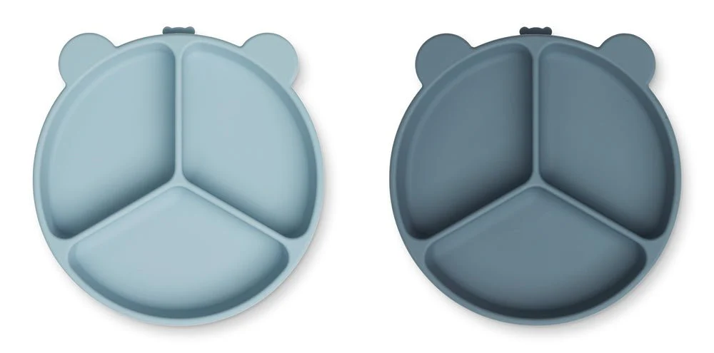 Liewood Babybord Stacy Sea Blue/Whale Blue 2St - Image 2