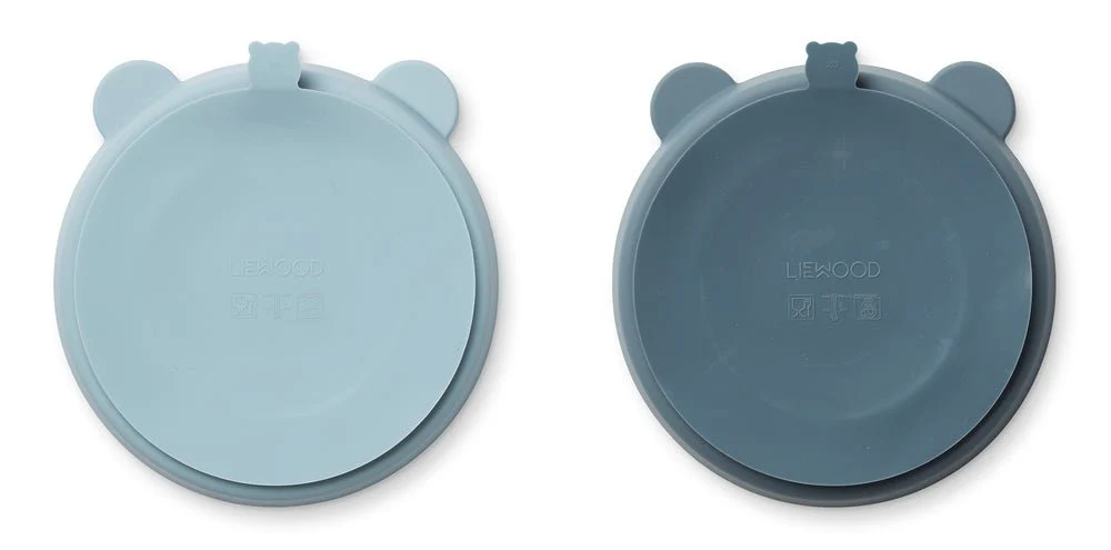 Liewood Babybord Stacy Sea Blue/Whale Blue 2St - Image 3