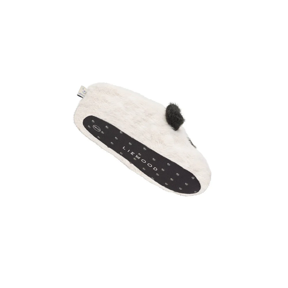 Liewood Babyslofjes Aviaja Panda Sandy/ Dark Grey - Image 3
