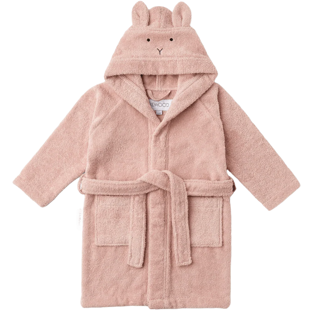 Liewood Badjas Baby Lily Rbbit Rose
