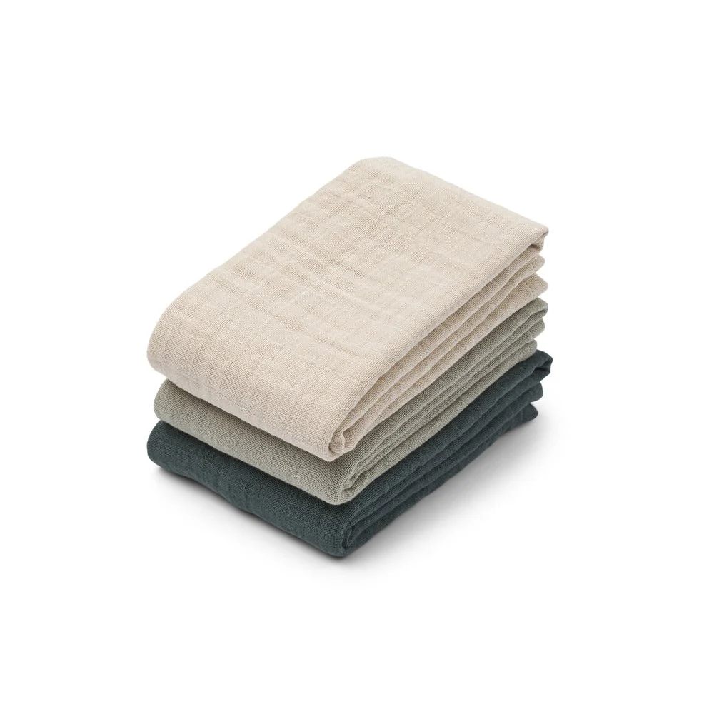 Liewood Hydrofiele Doek Lewis Dove Blue 3St