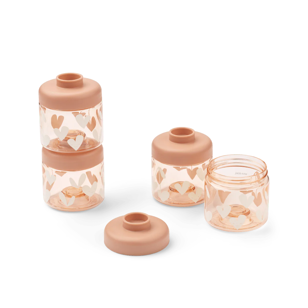 Liewood Opbergbakjes Dominique Sweethearts Pale Tuscany 100Ml 4St - Image 2