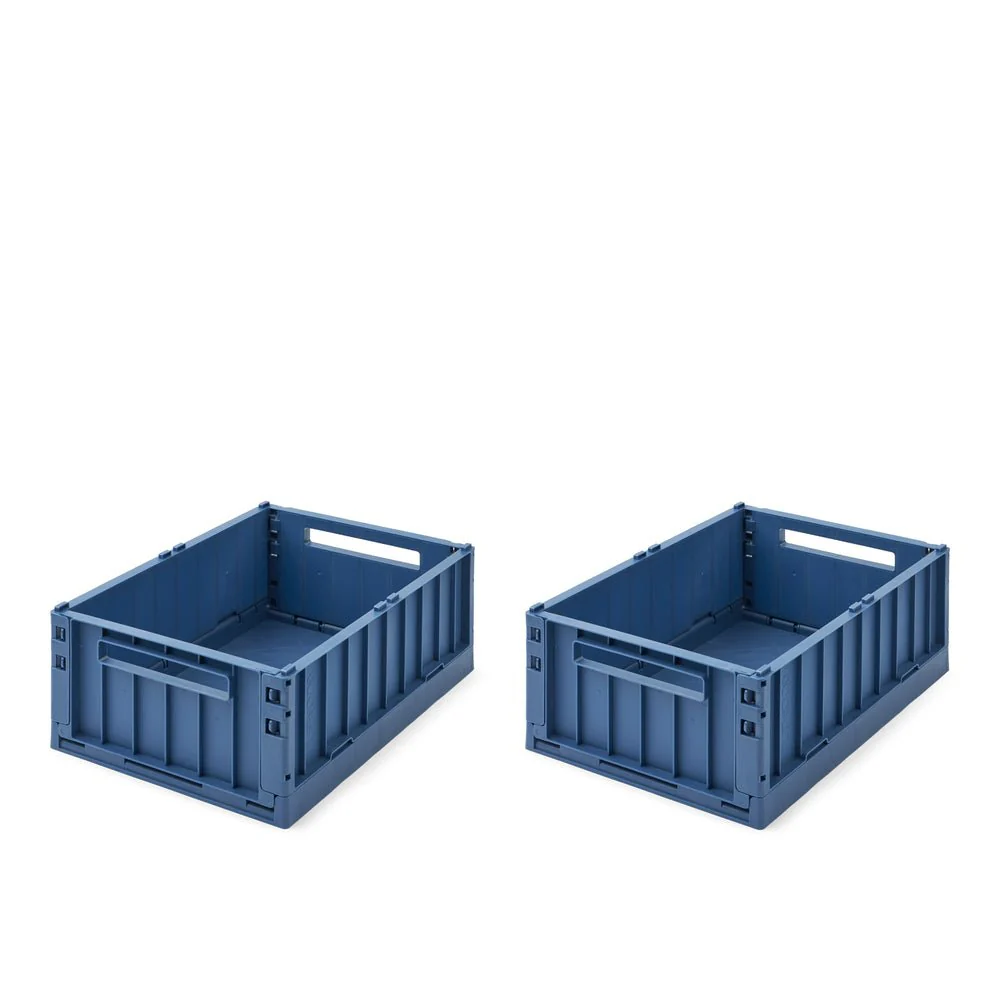 Liewood Opbergbakjes Weston Indigo Blue 36Cm 2St