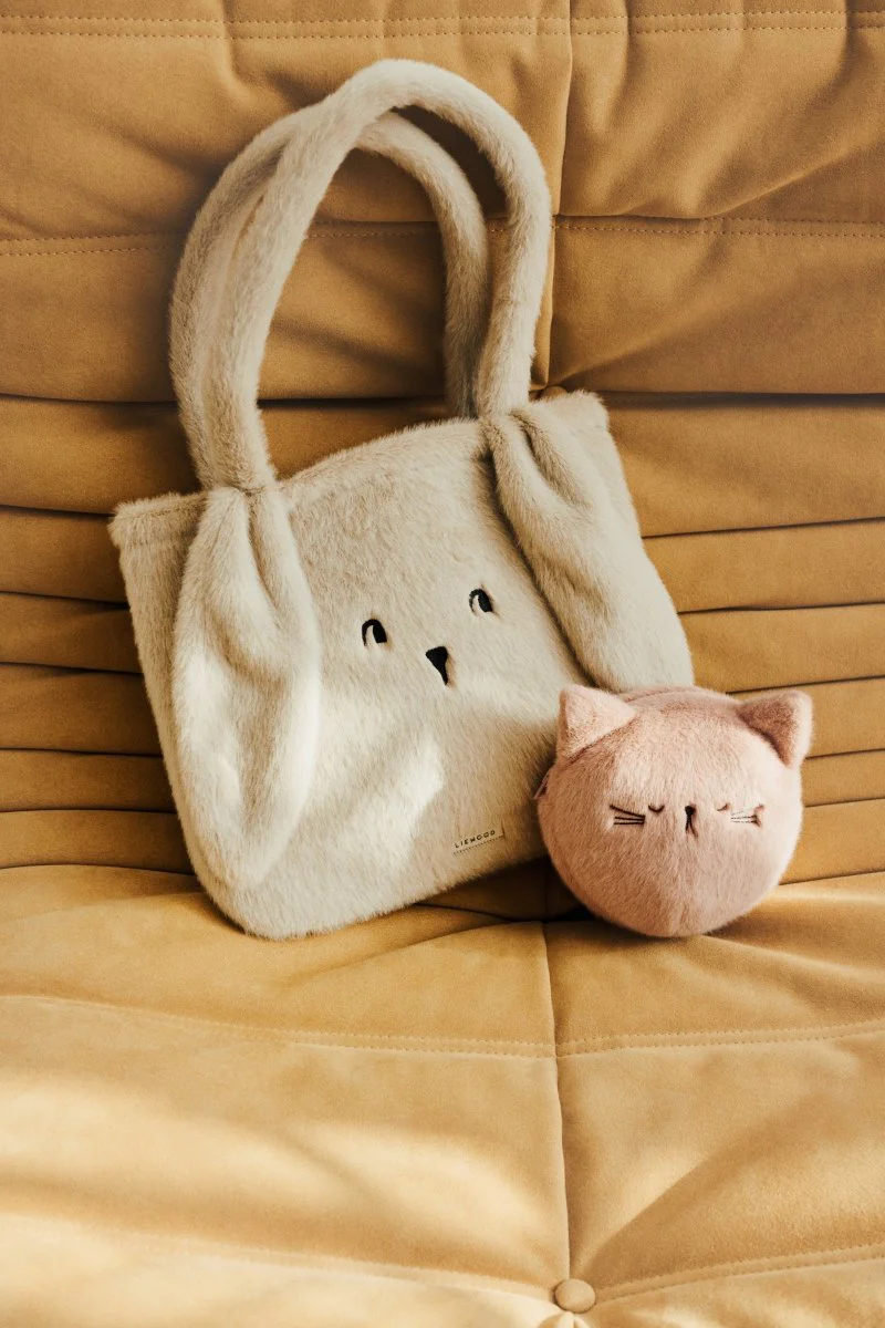 Liewood Portemonnee Dorotha Plush Cat Pale Tuscany - Image 2