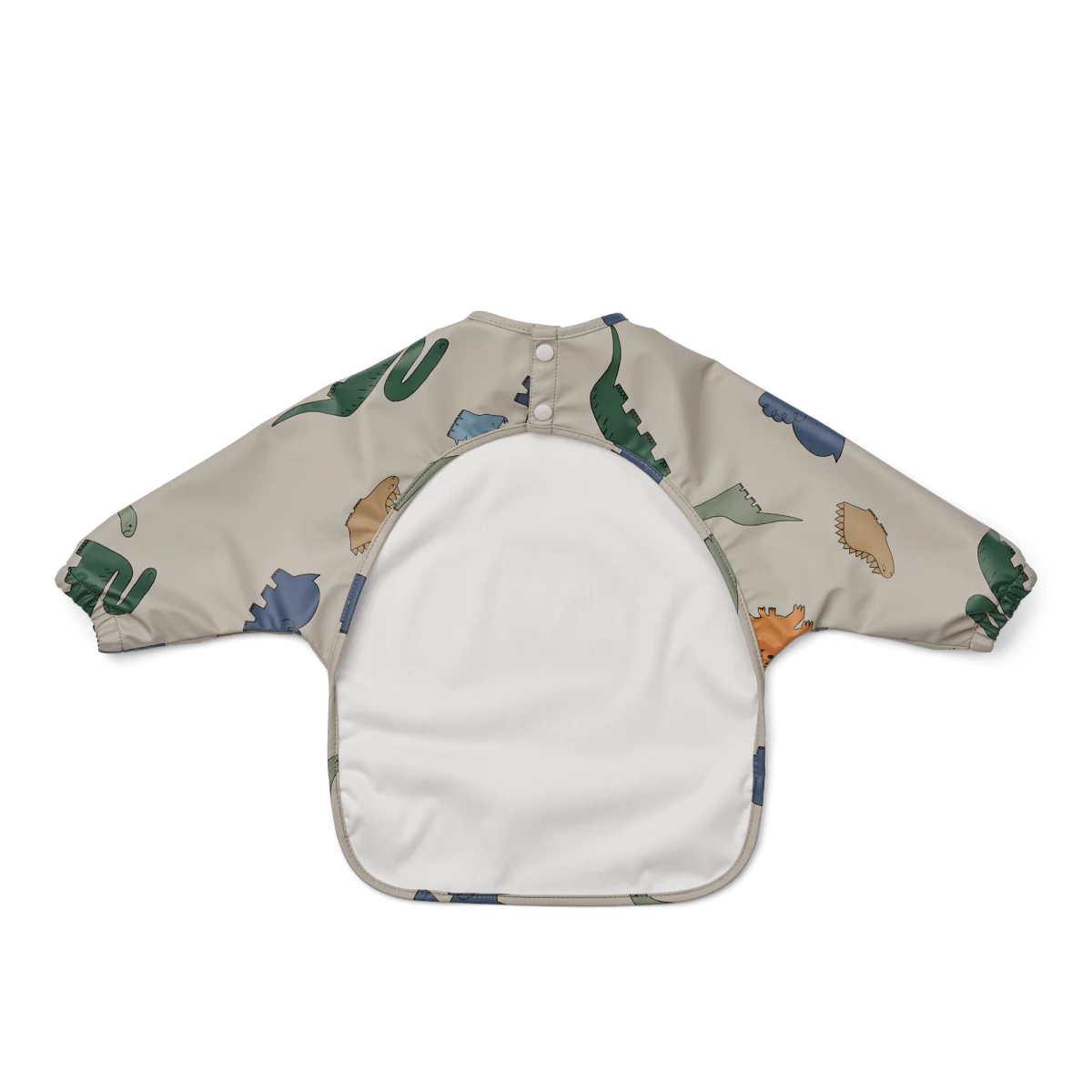 Liewood Slabbetje Merle Printed Cape Dinosaurs / Mist - Image 2