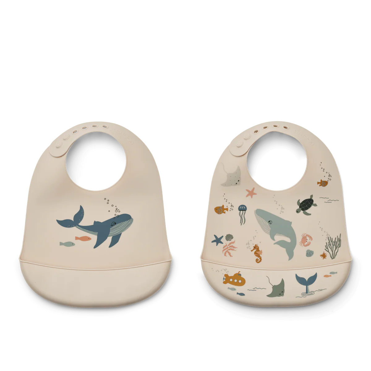 Liewood Slabbetje Tilda Sea Creature/Sandy 2St