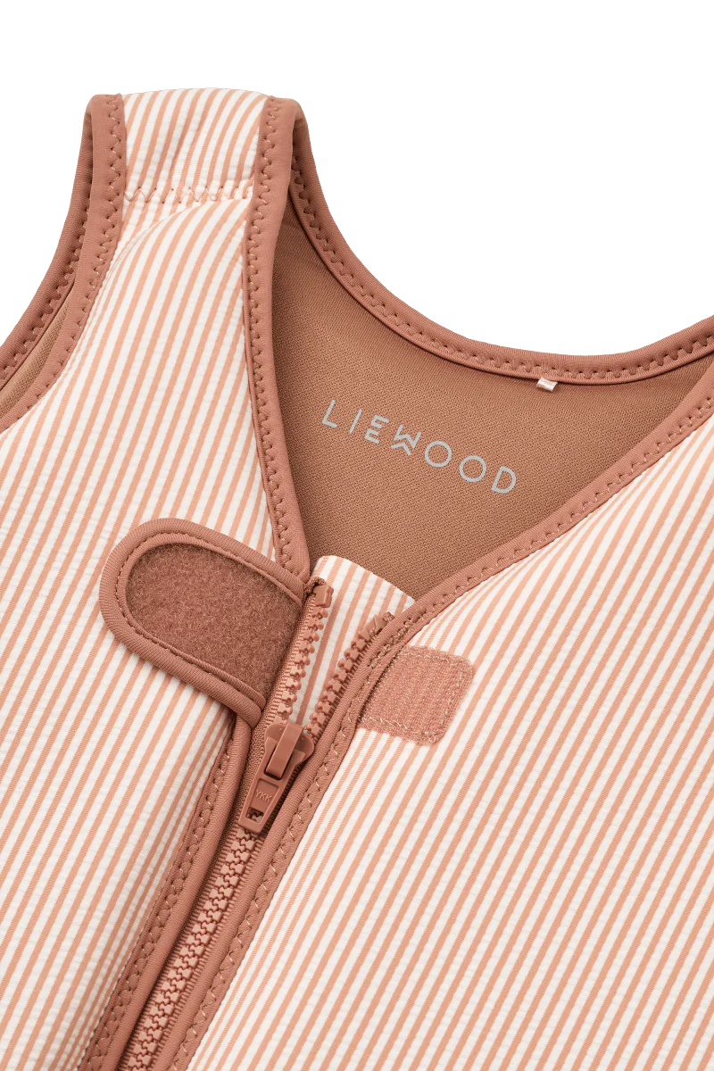 Liewood Zwemvest Dove Seersucker Pale Tuscany/ Creme De La Creme - Image 3