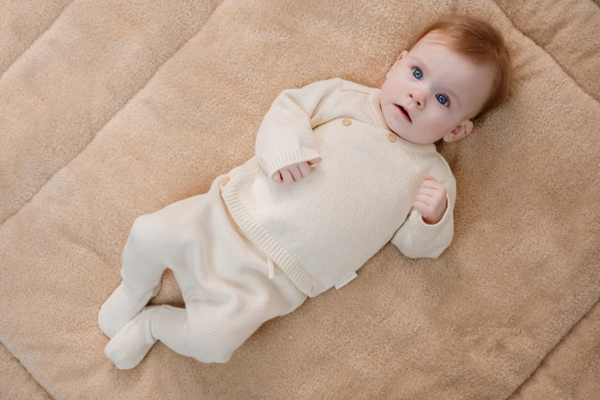 Little Dutch Baby Broekje Gebreid Off White - Image 8