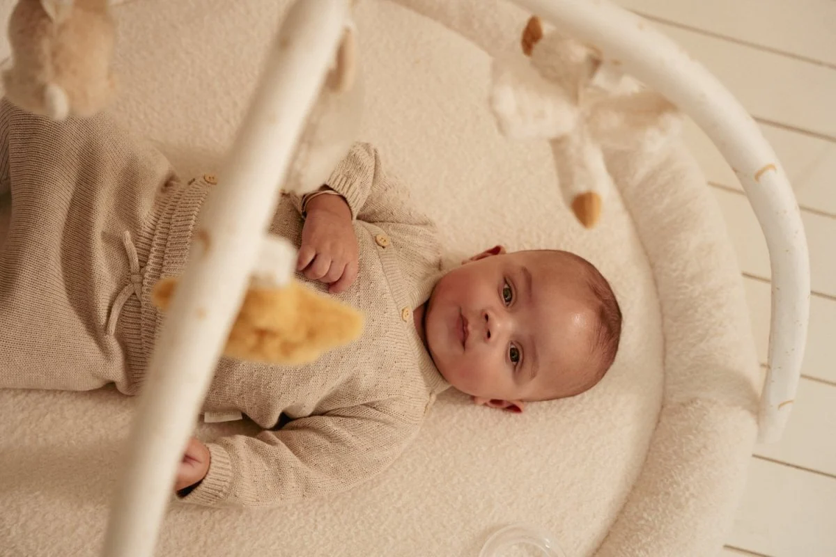 Little Dutch Baby Broekje Gebreid Soft Beige Melee - Image 4