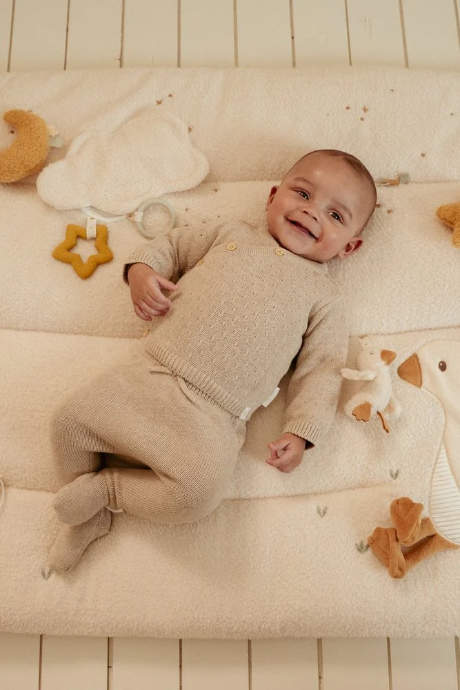 Little Dutch Baby Broekje Gebreid Soft Beige Melee - Image 9