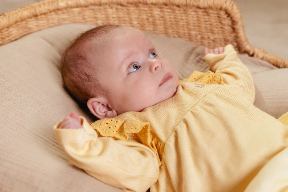 Little Dutch Baby Jurkje Warm Yellow Check Lange Mouw - Image 4