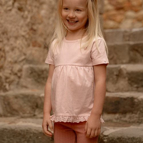 Little Dutch Baby Shirt Korte Mouw Lotus - Image 4