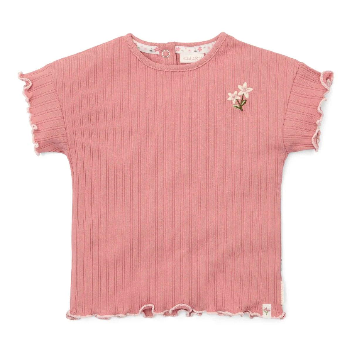 Little Dutch Baby Shirt Korte Mouw Pink Blush