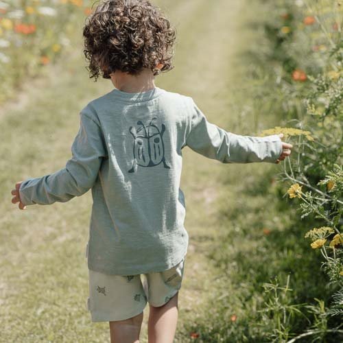 Little Dutch Baby Shirt Lange Mouw Forest Green - Image 4
