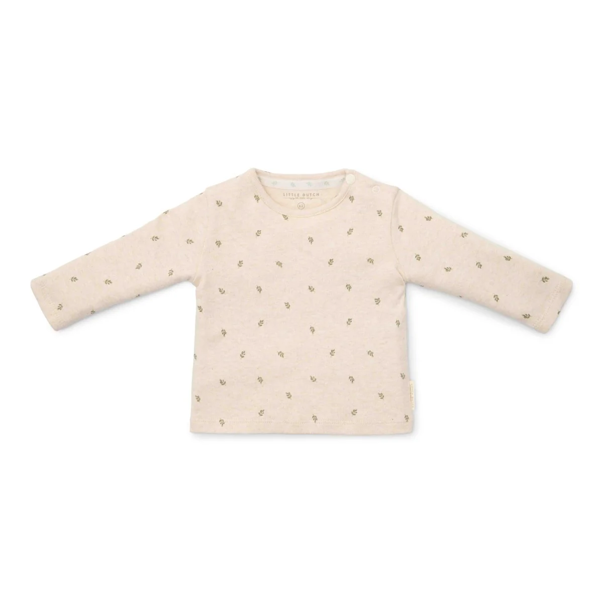 Little Dutch Baby Shirt Lange Mouw Green Leaves
