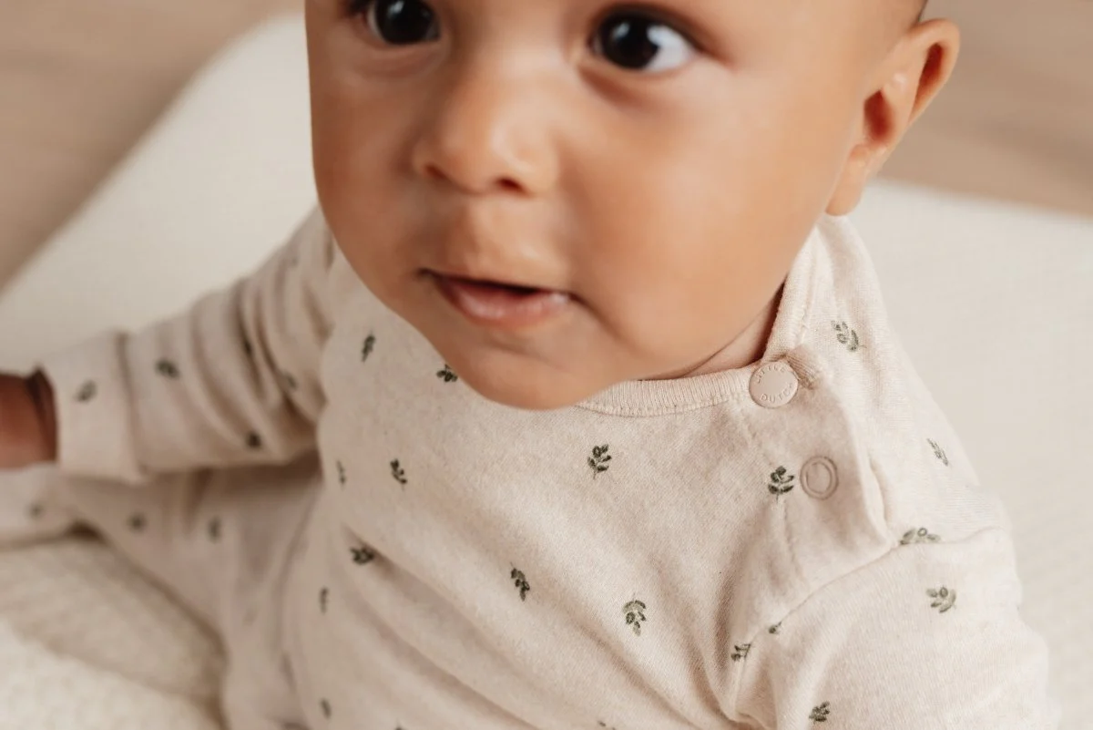 Little Dutch Baby Shirt Lange Mouw Green Leaves - Image 3