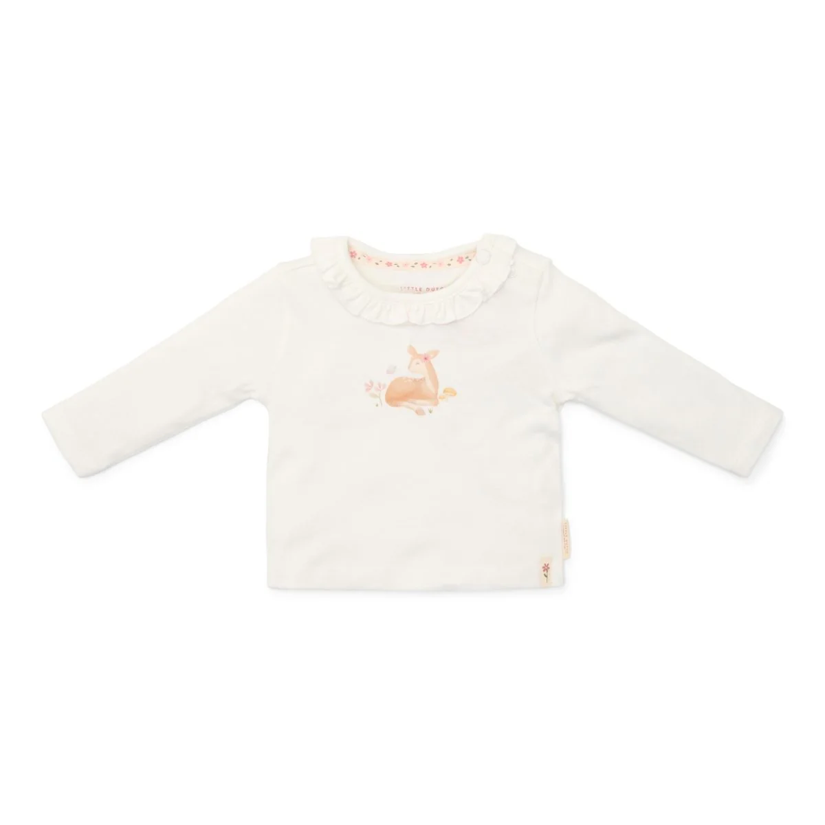 Little Dutch Baby Shirt Lange Mouw Off White