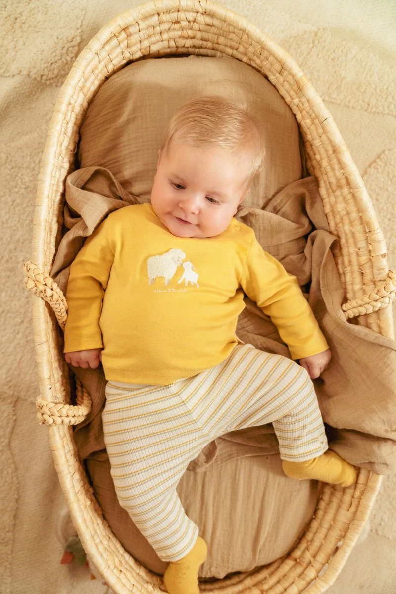 Little Dutch Baby Shirt Lange Mouw Warm Yellow - Image 3