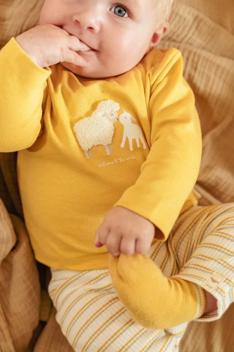 Little Dutch Baby Shirt Lange Mouw Warm Yellow - Image 5