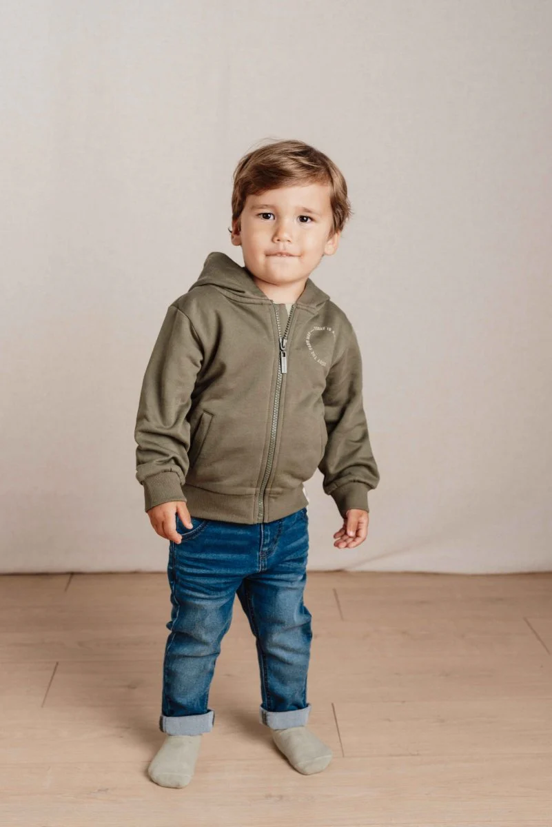 Little Dutch Baby Sweater Dark Green - Image 5