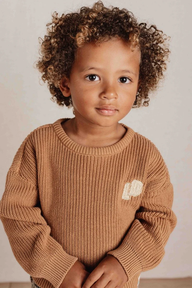 Little Dutch Baby Trui Gebreid Brown - Image 3