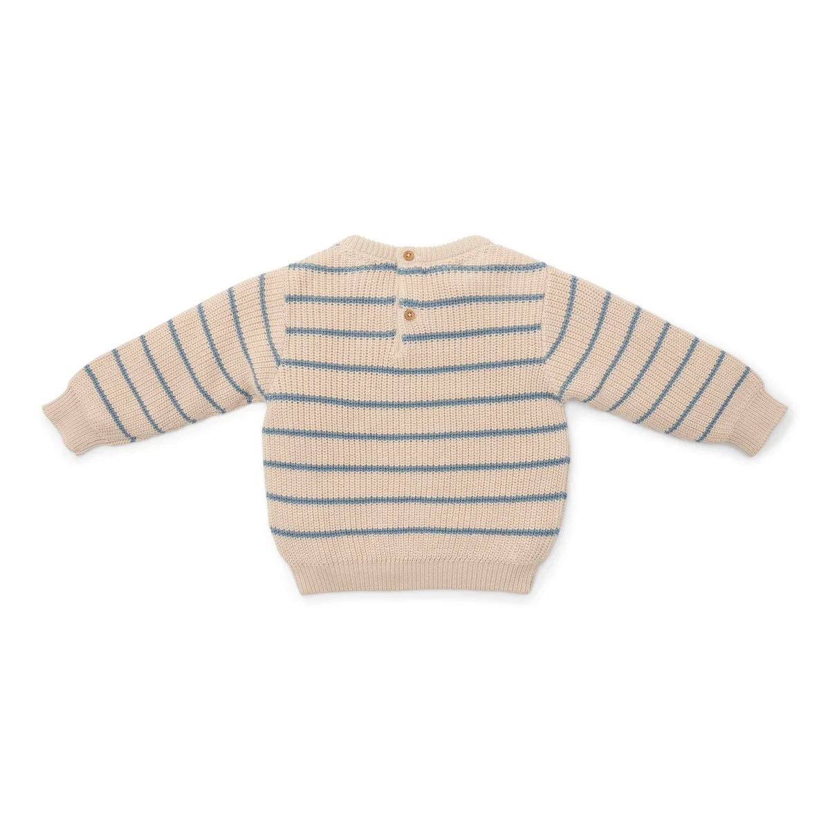 Little Dutch Baby Trui Ice Blue Stripe - Image 2