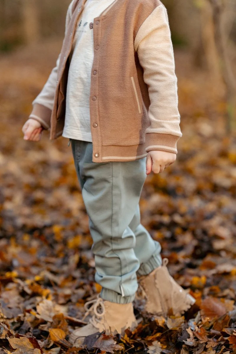 Little Dutch Baby Vestje Gebreid Brown/Taupe - Image 6