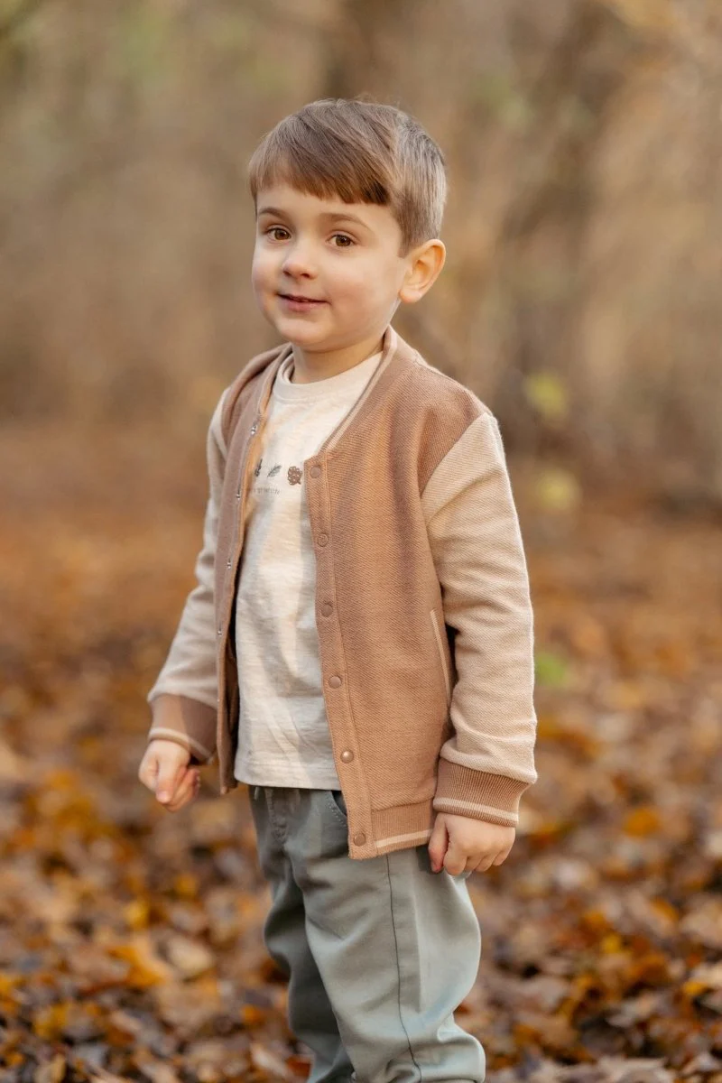 Little Dutch Baby Vestje Gebreid Brown/Taupe - Image 7