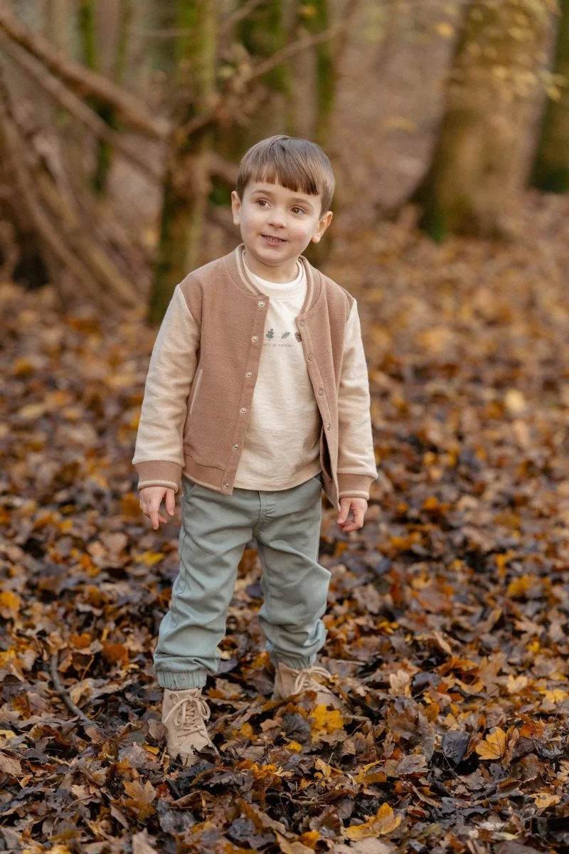 Little Dutch Baby Vestje Gebreid Brown/Taupe - Image 8