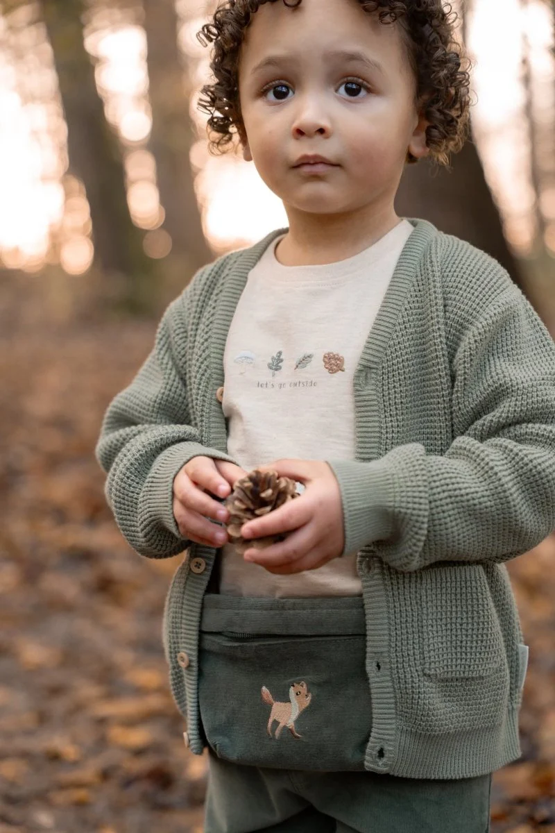 Little Dutch Baby Vestje Gebreid Forest Green - Image 11