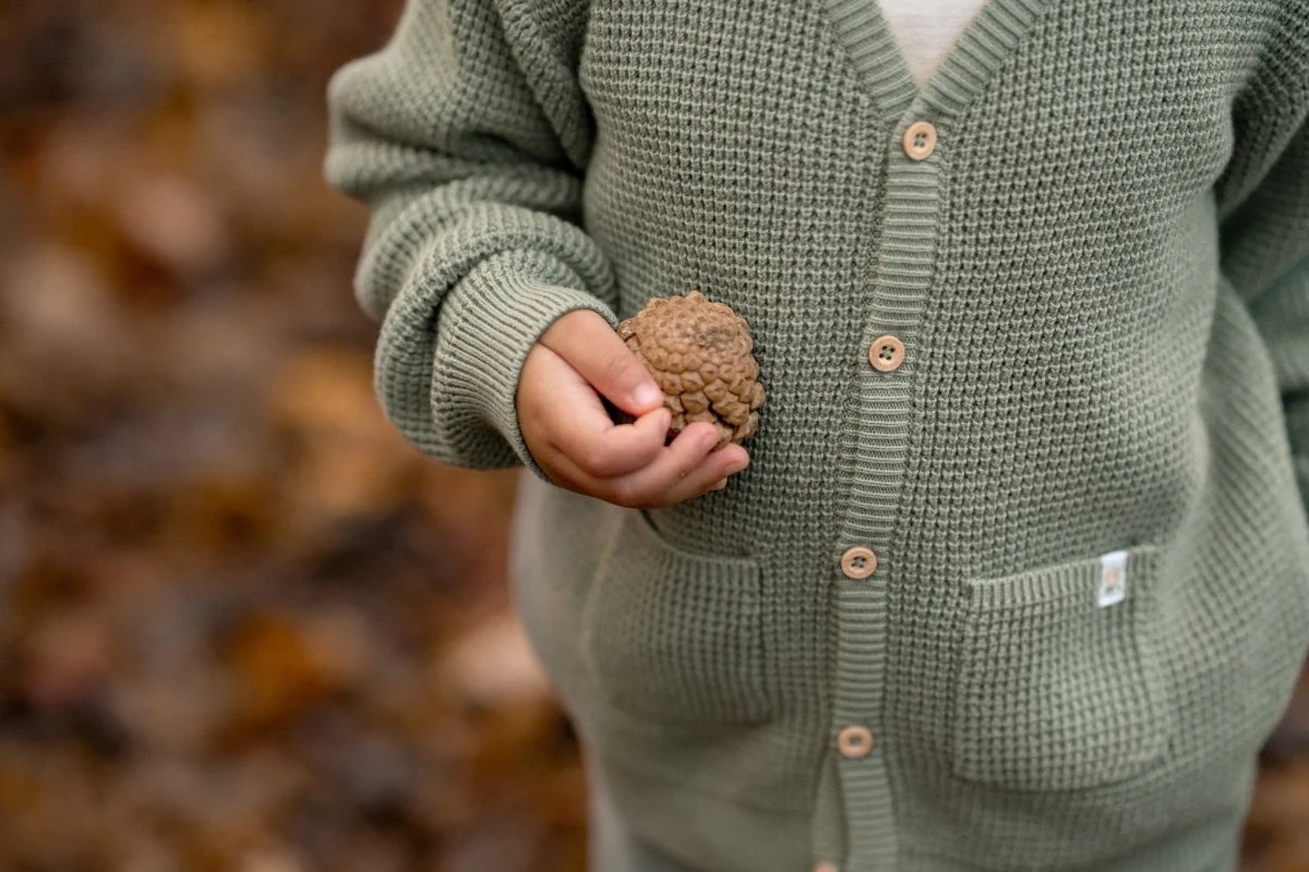 Little Dutch Baby Vestje Gebreid Forest Green - Image 4