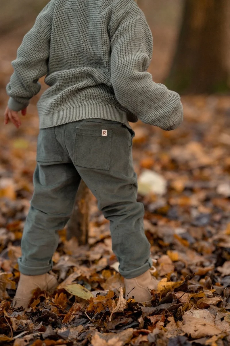 Little Dutch Baby Vestje Gebreid Forest Green - Image 7