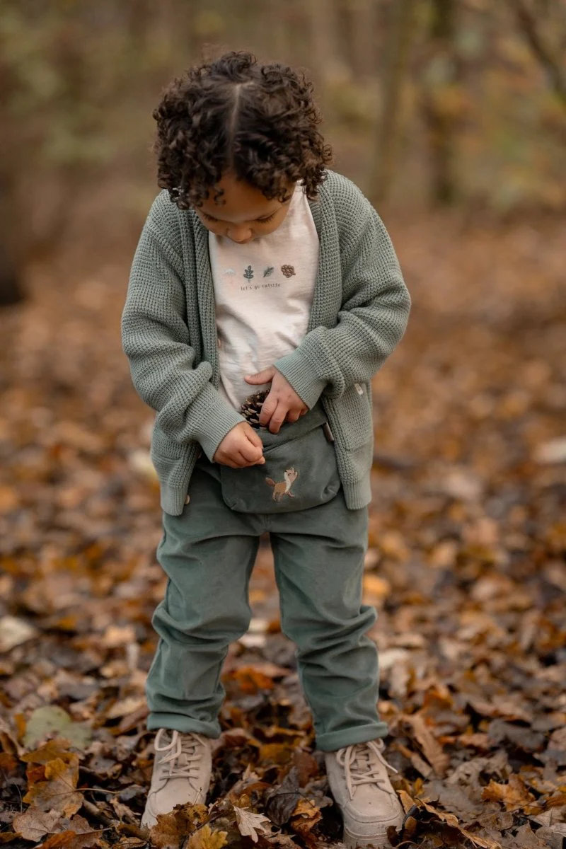 Little Dutch Baby Vestje Gebreid Forest Green - Image 8