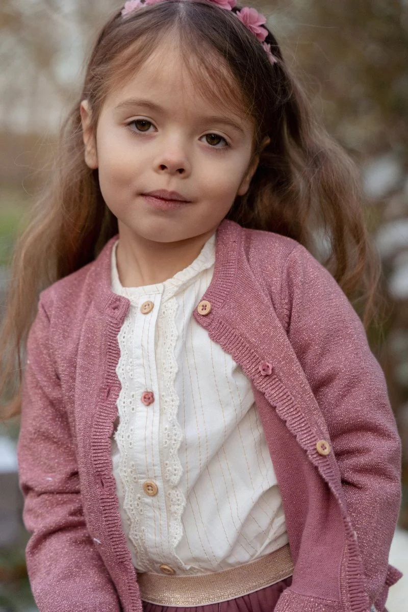 Little Dutch Baby Vestje Gebreid Rouge - Image 3