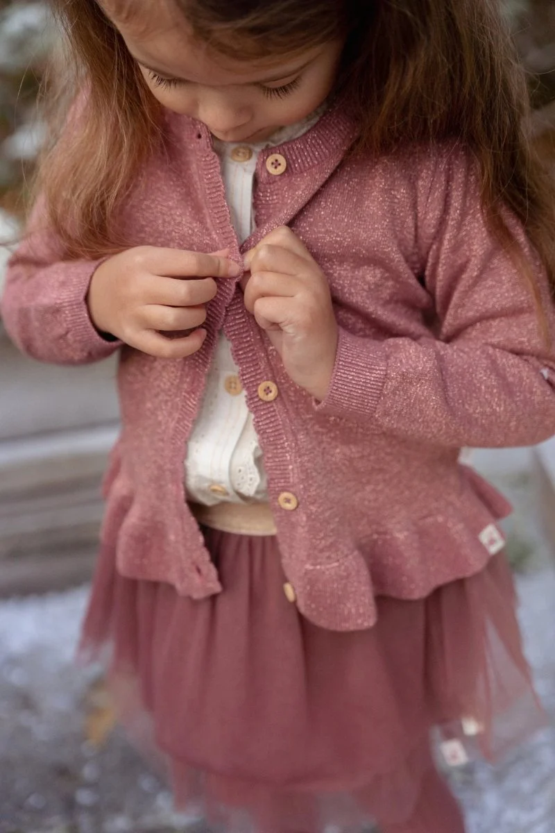 Little Dutch Baby Vestje Gebreid Rouge - Image 9