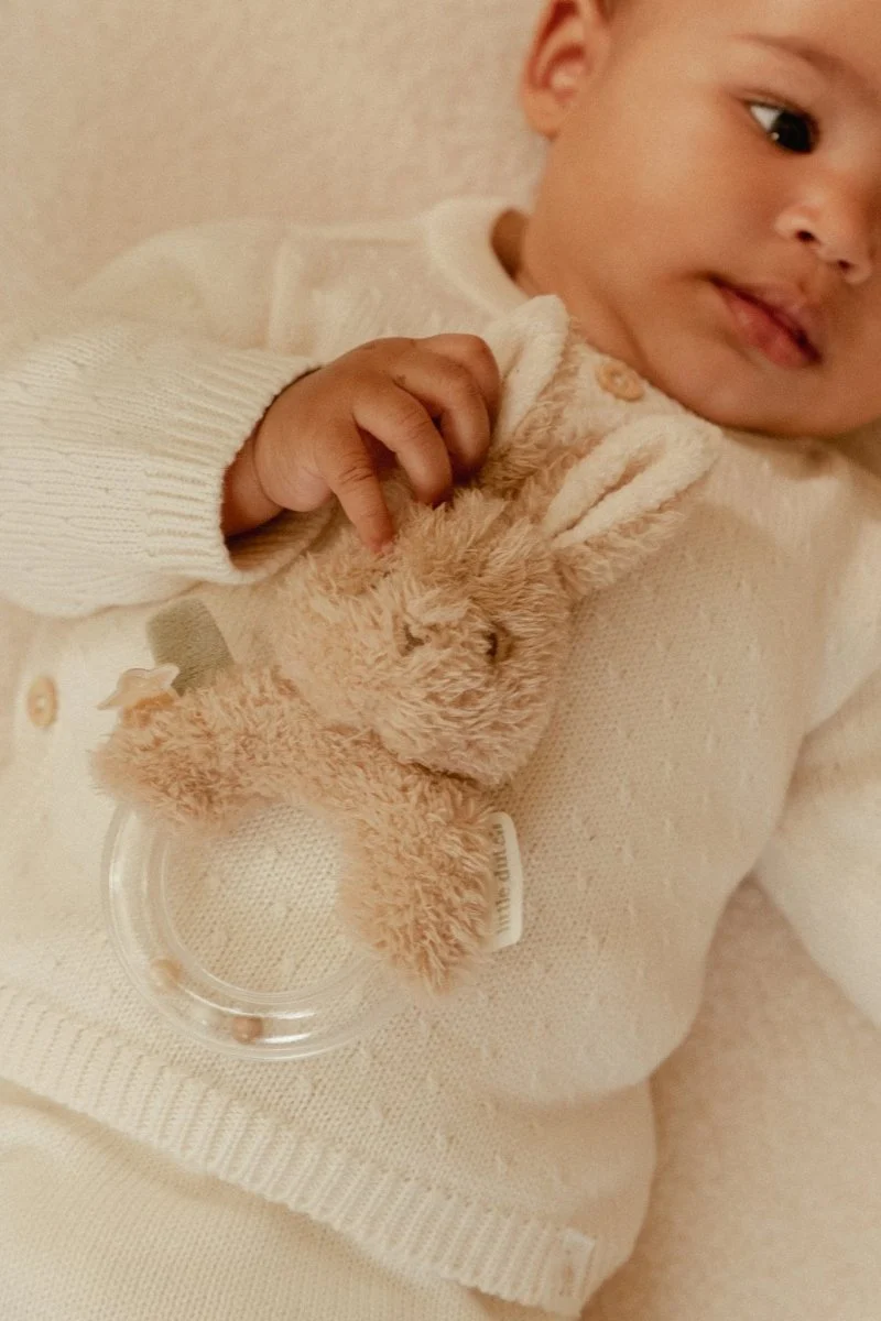 Little Dutch Baby Vestje Overslag Off White - Image 13