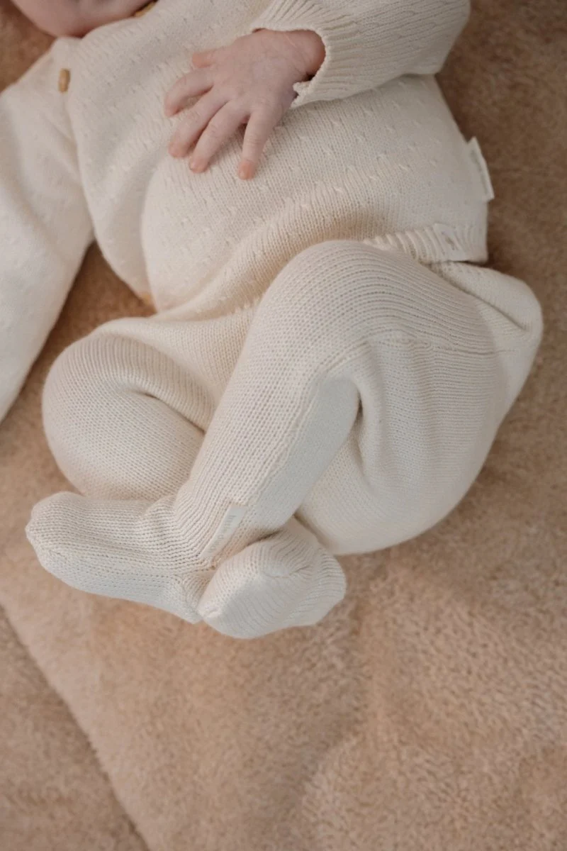Little Dutch Baby Vestje Overslag Off White - Image 9