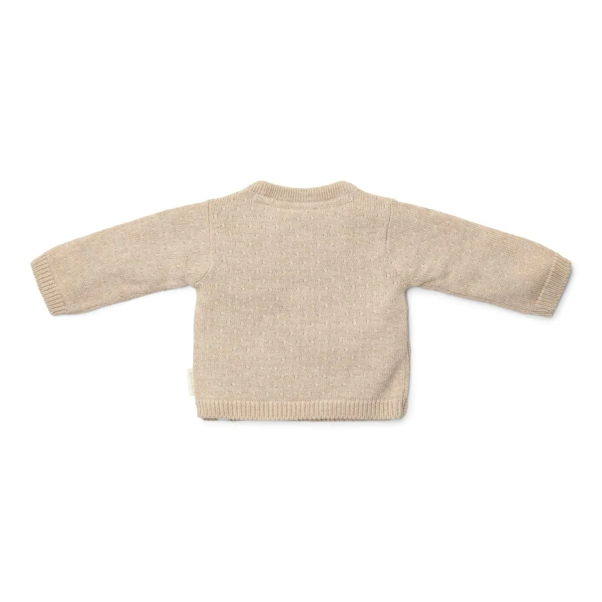 Little Dutch Baby Vestje Overslag Soft Beige Melee - Image 2