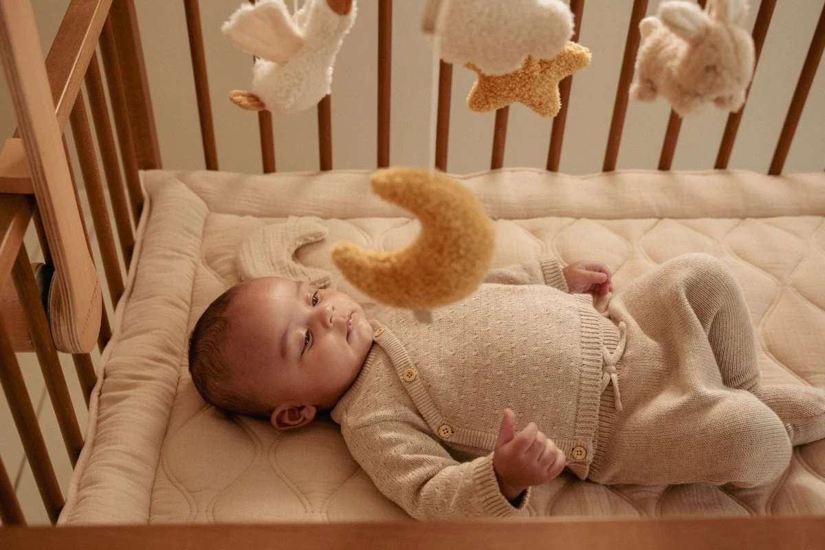 Little Dutch Baby Vestje Overslag Soft Beige Melee - Image 24