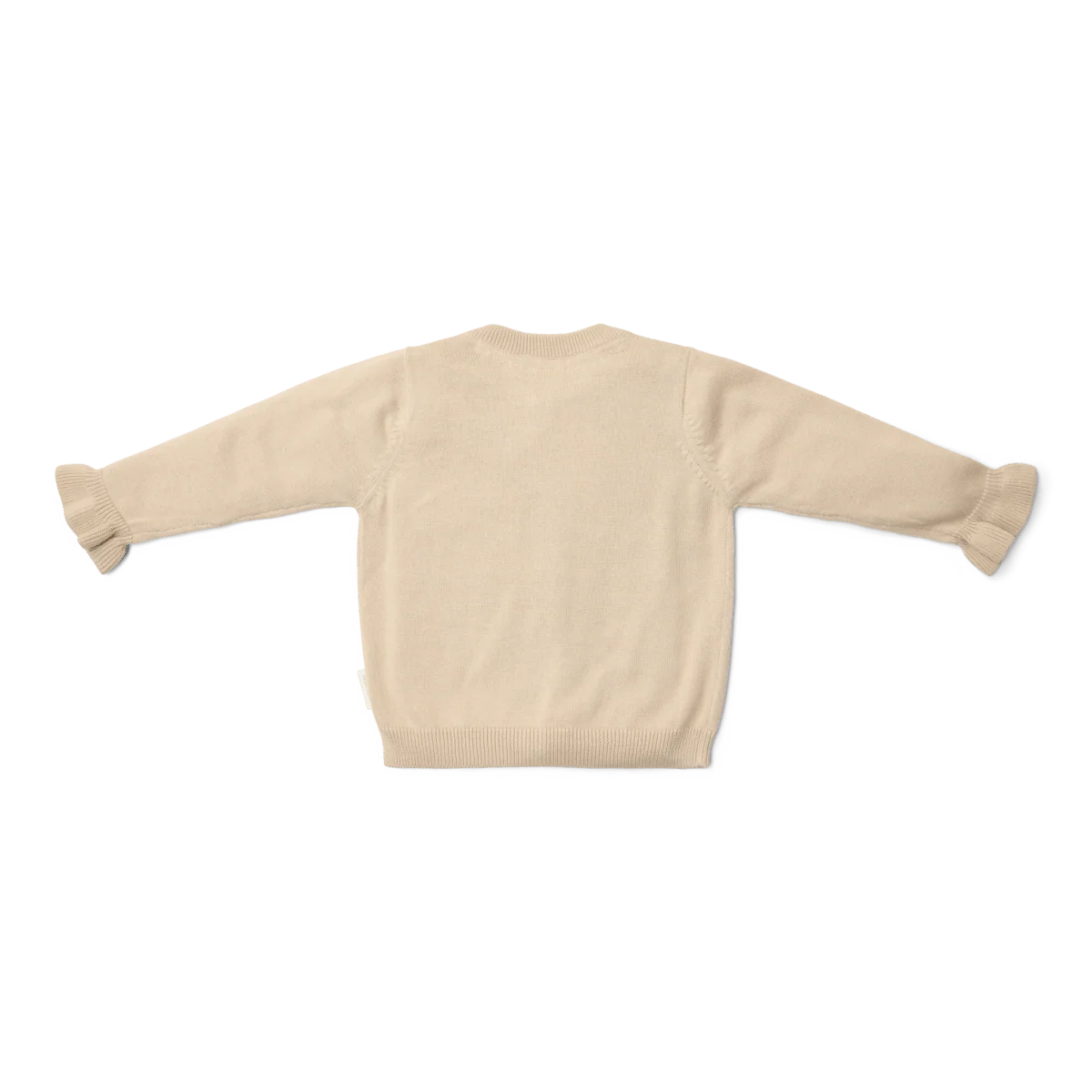 Little Dutch Baby Vestje Ruffles Gebreid Sand - Image 2