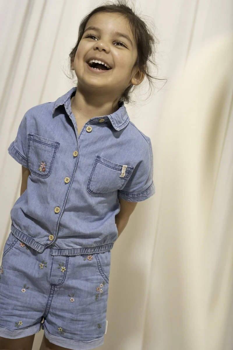 Little Dutch Babyblouse Denim - Image 3