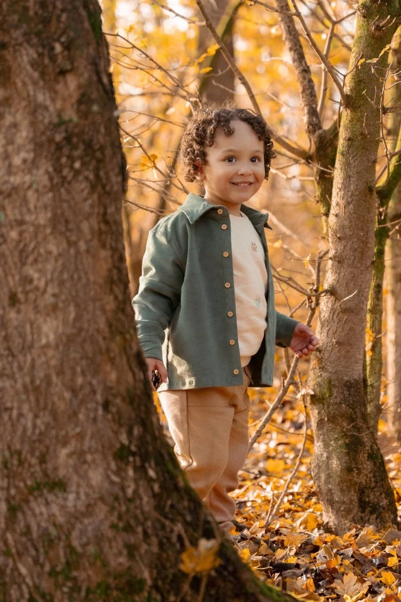 Little Dutch Babyblouse Night Green - Image 8