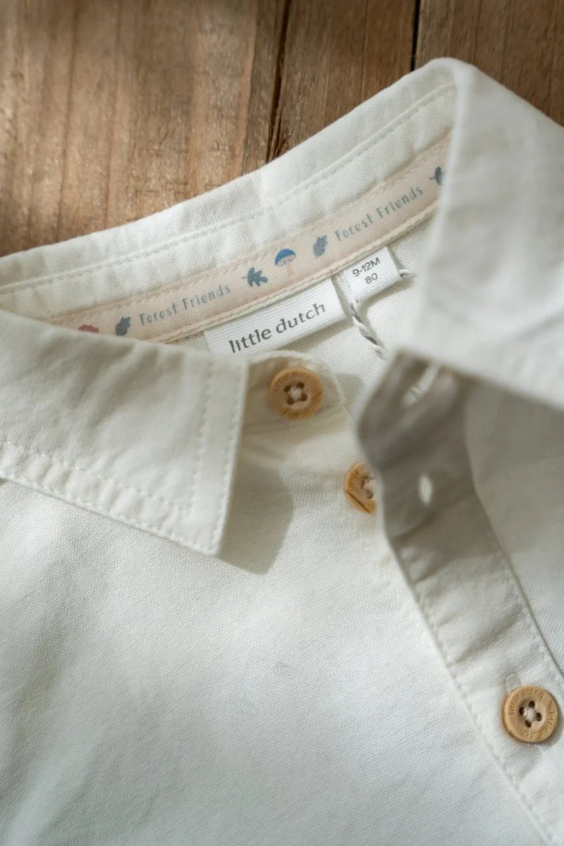 Little Dutch Babyblouse Off White - Image 7