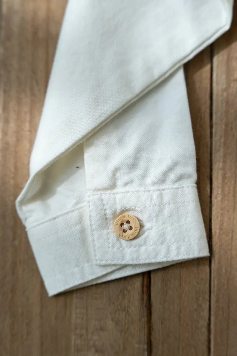 Little Dutch Babyblouse Off White - Image 8