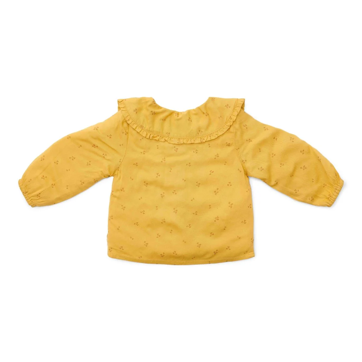 Little Dutch Babyblouse Winter Warm Yellow Blooming Flower Girls - Image 2