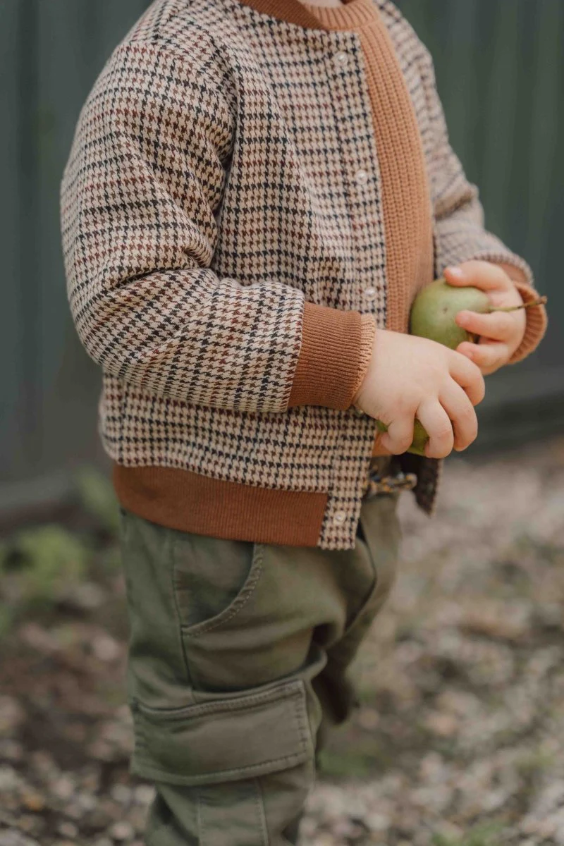Little Dutch Babyjasje Green Check - Image 3