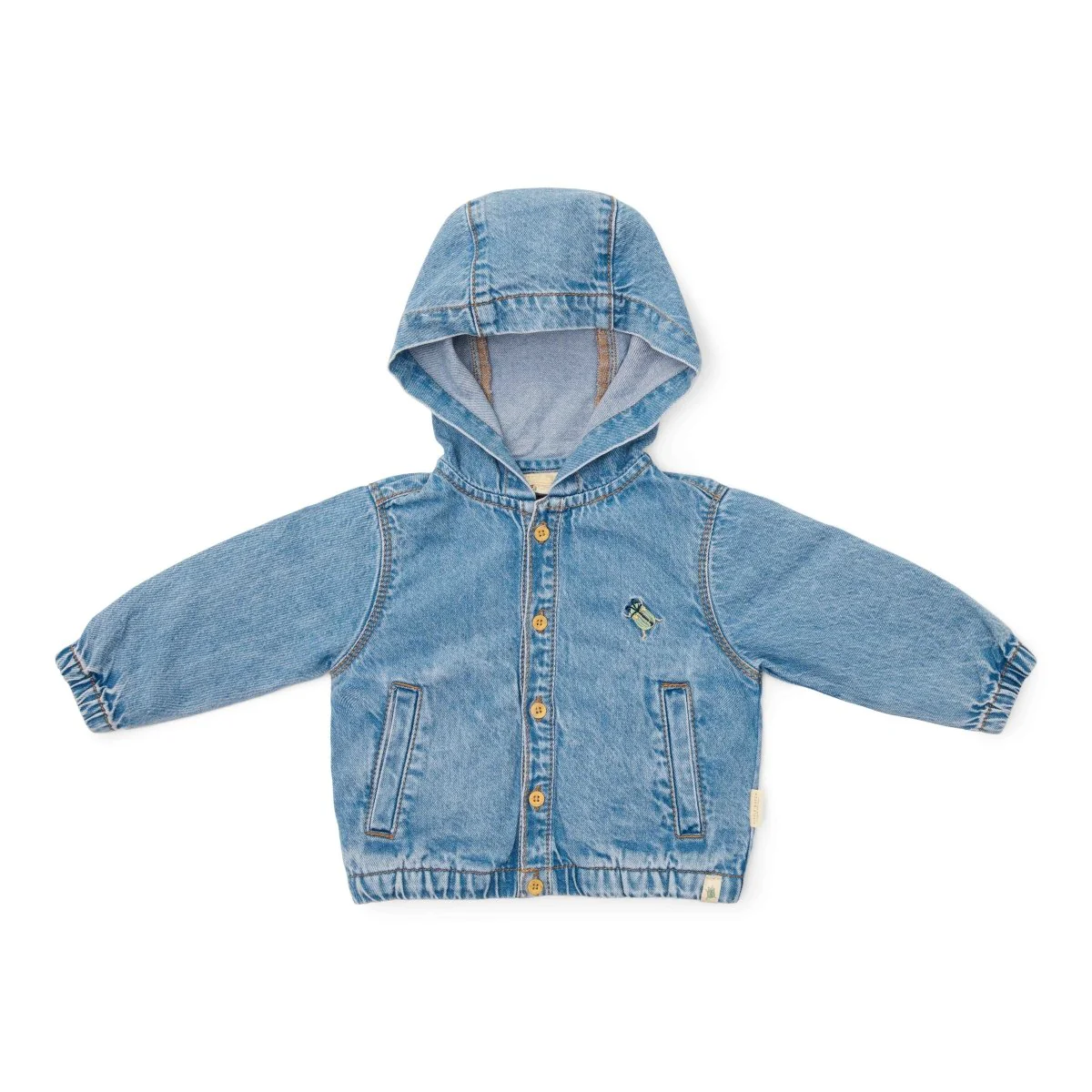 Little Dutch Babyjasje Met Capuchon Denim